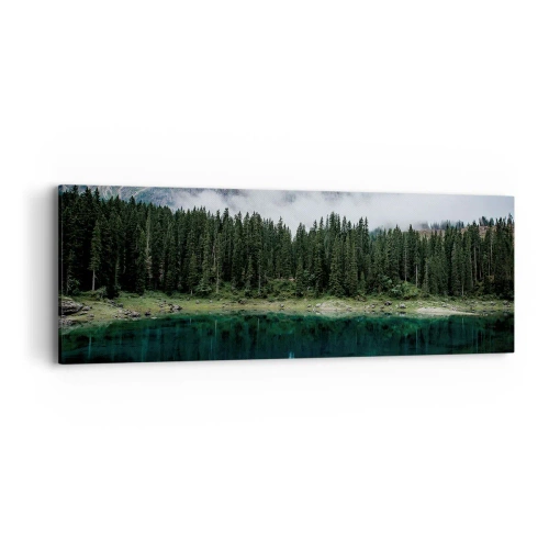 Obraz na plátně - Tiše, tiše, neprobuďme spící vodu…. - 90x30 cm