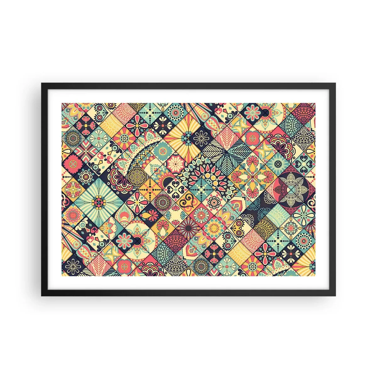 Plakát v černém rámu - Marokánská vize - 70x50 cm