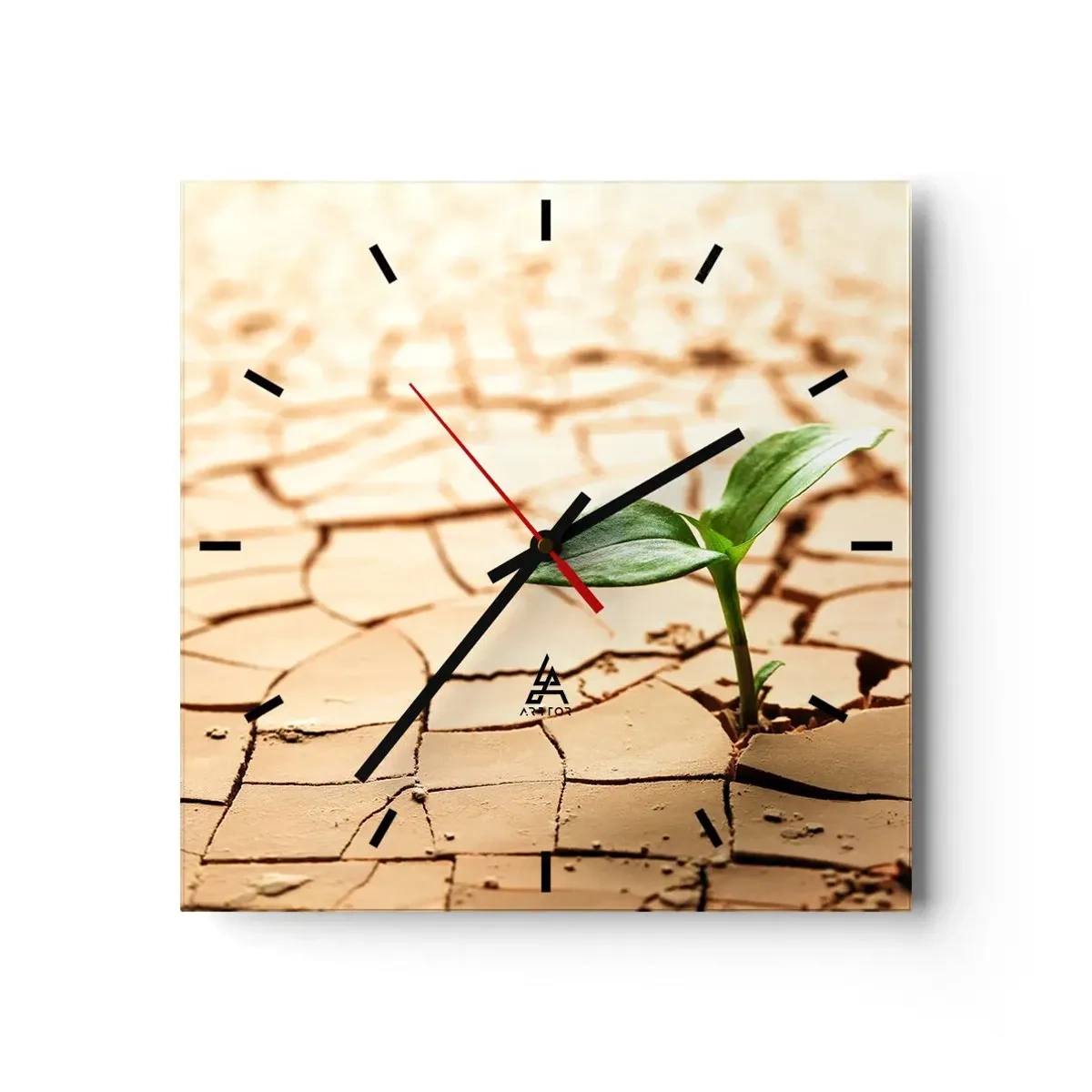 Nástěnné hodiny - Nespoutaná síla života - 30x30 cm