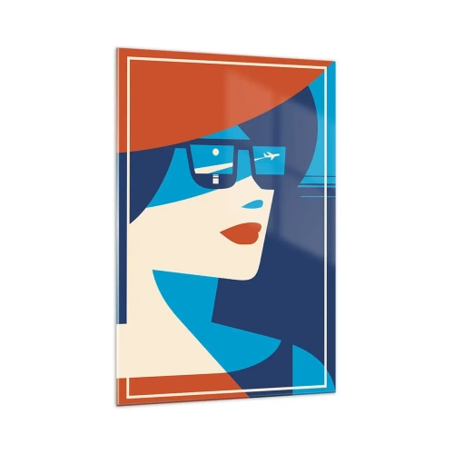 Obraz na skle - Prázdninová cesta - 70x100 cm