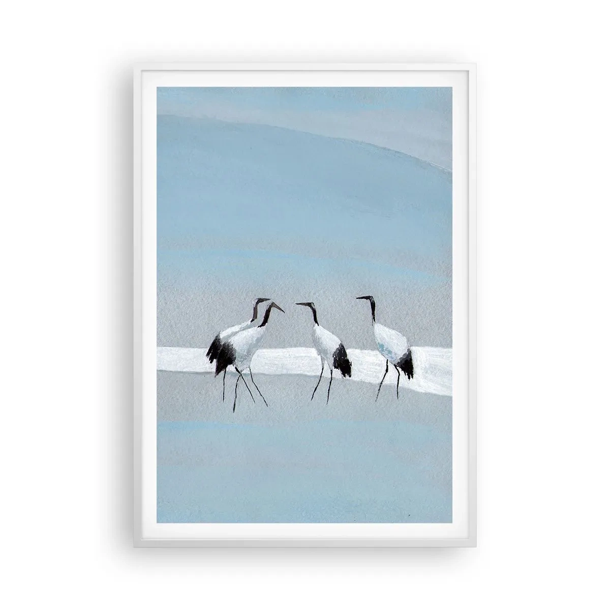 Plakát v bílém rámu - Po horkém dni - 70x100 cm