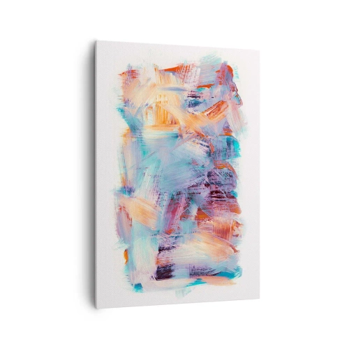 Obraz na plátně - Barevný nepořádek - 70x100 cm