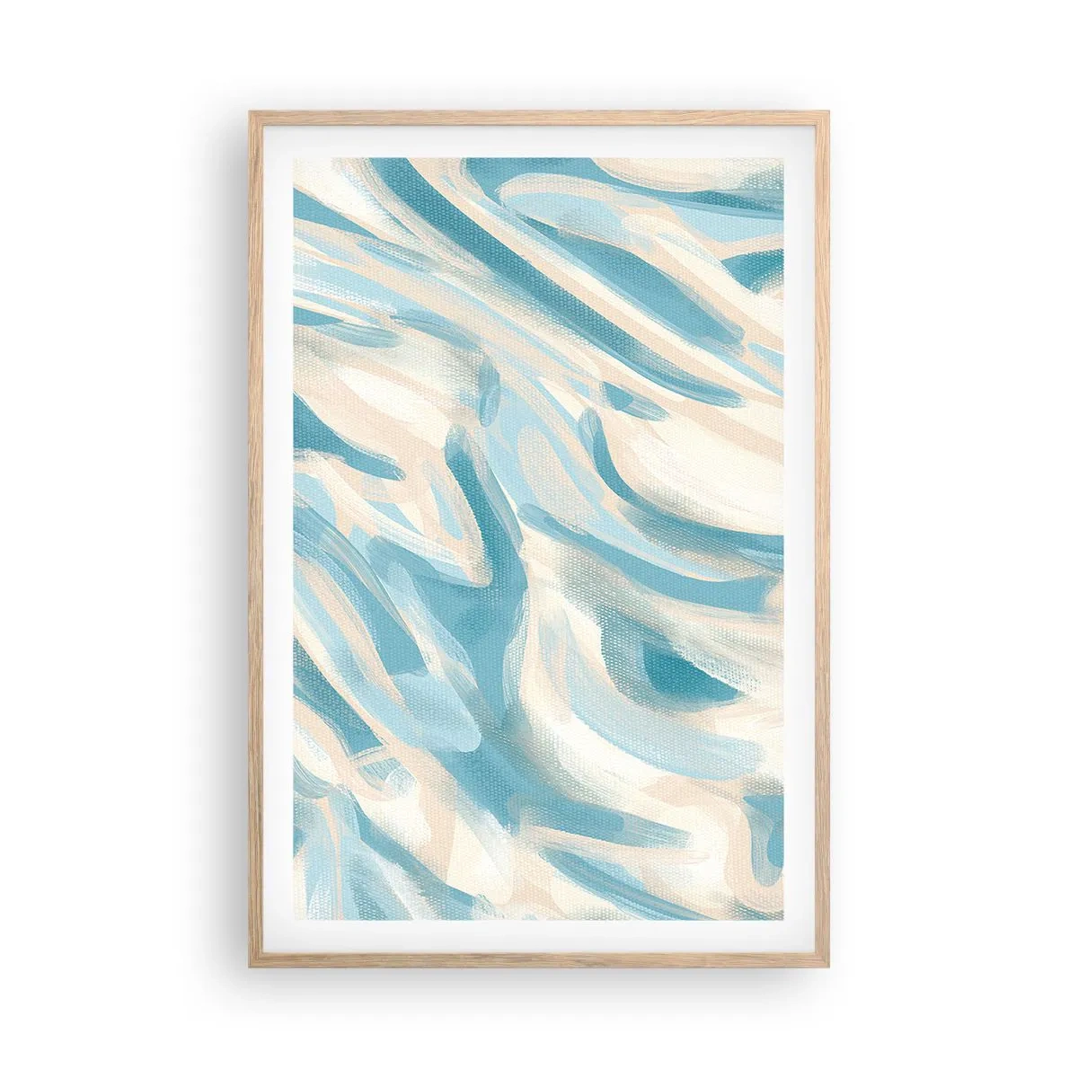 Plakát v rámu světlý dub - Jarní závany - 61x91 cm