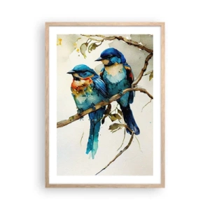 Plakát v rámu světlý dub - Urazil se? - 50x70 cm