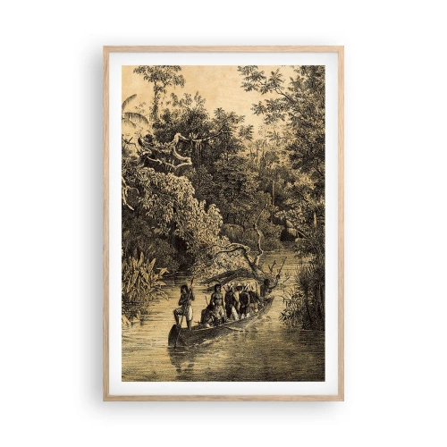 Plakát v rámu světlý dub - Výlet ke zdroji - 61x91 cm