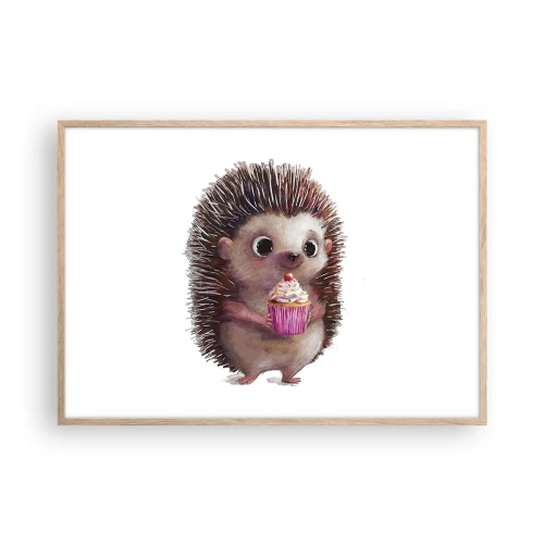 Plakát v rámu světlý dub - Oslava je každý den - 100x70 cm