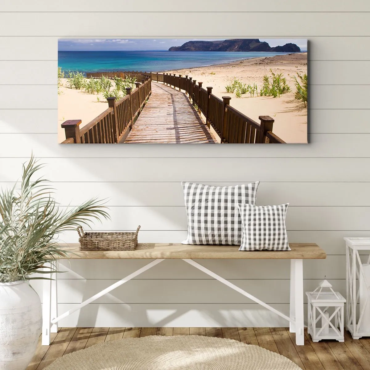 Obraz na plátně - Vezmi mě na šťastné ostrovy - 100x40 cm
