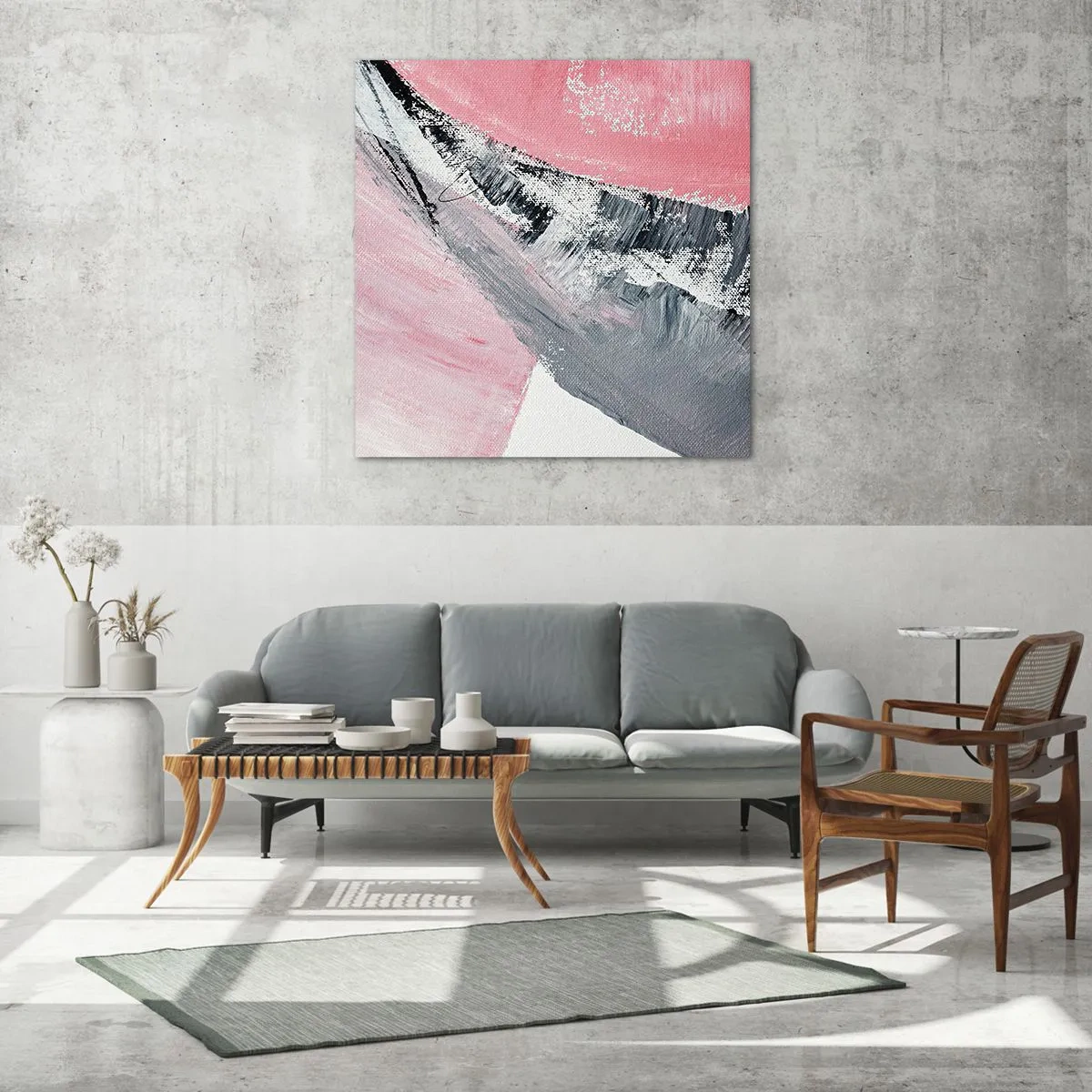 Obraz na skle - Sladěná kompozice - 70x70 cm