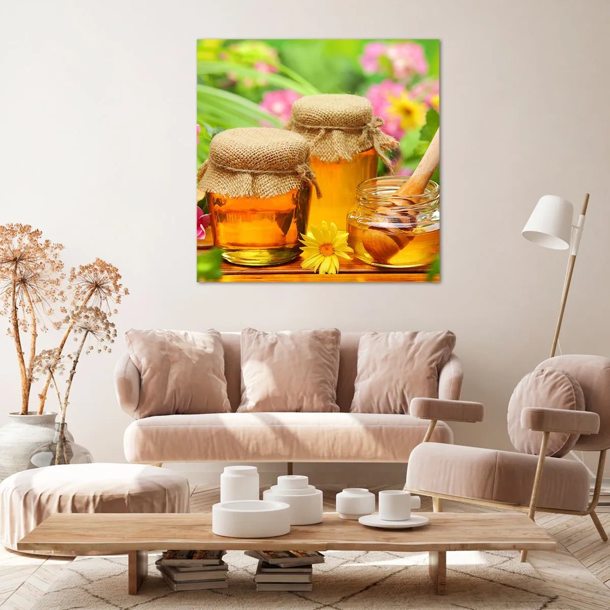 Obraz na plátně - Sladce a květinově - 60x60 cm