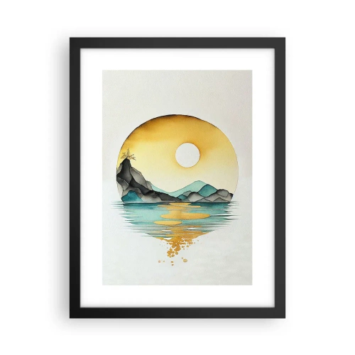 Plakát v černém rámu - V kruhu krásy - 30x40 cm