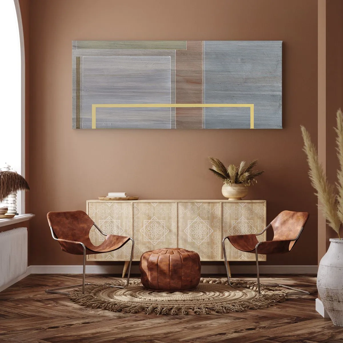 Obraz na plátně - Jednoduše a v klidu - 100x40 cm