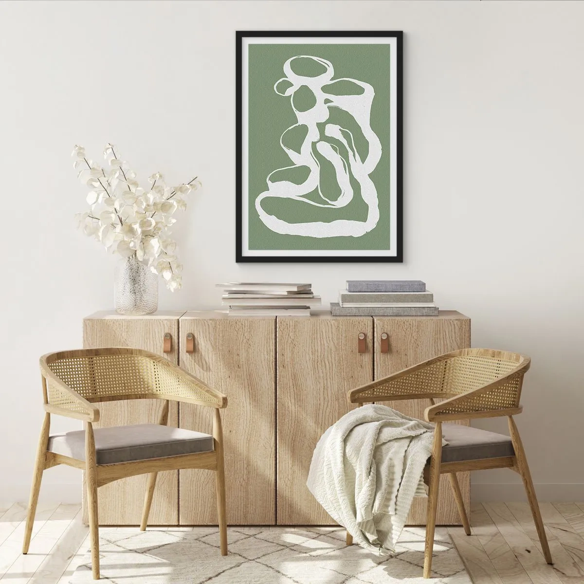 Plakát v černém rámu - Volání prostoru - 30x40 cm