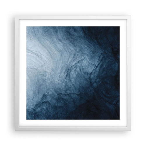 Plakát v bílém rámu - Sáhnout do hlubin - 50x50 cm