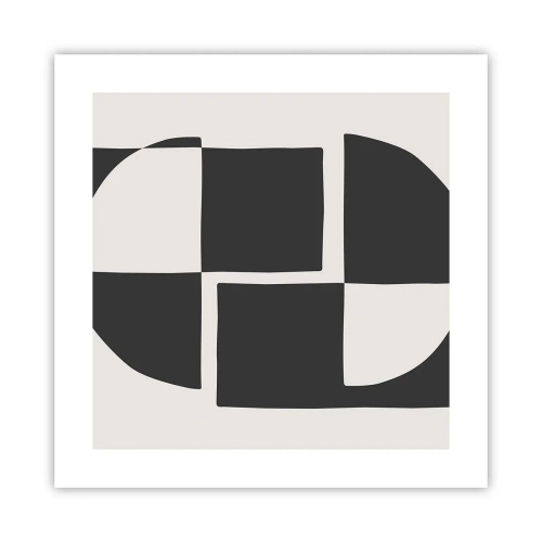 Plakát - Antitéza – syntéza - 40x40 cm