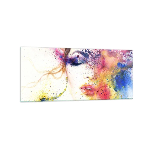 Obraz na skle - Duhová závrať - 120x50 cm