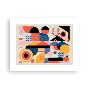 Plakát - Kompozice: pojďme si hrát - 40x30 cm