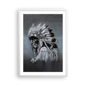 Plakát v bílém rámu - Návrat k základům - 50x70 cm