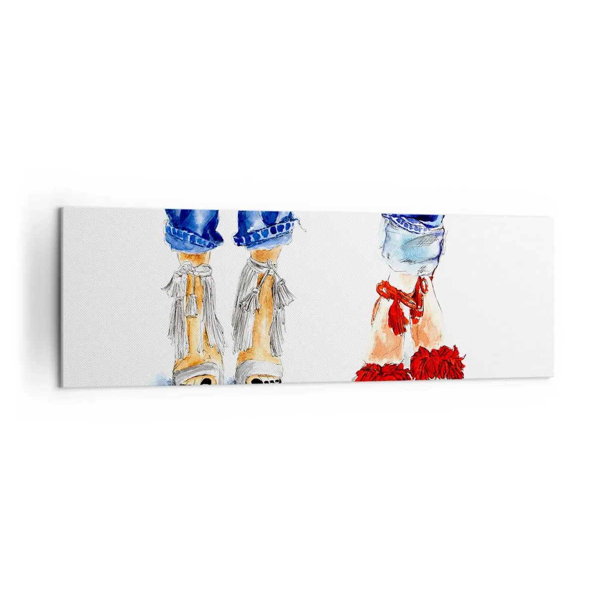 Obraz na plátně - Možná bychom šli na procházku? - 160x50 cm