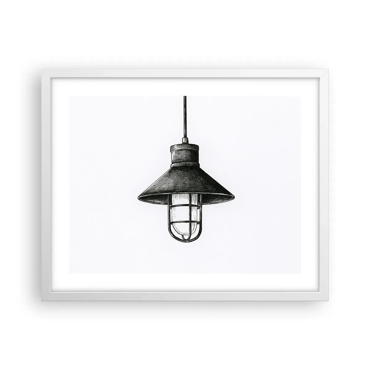 Plakát v bílém rámu - Jako před lety… - 50x40 cm