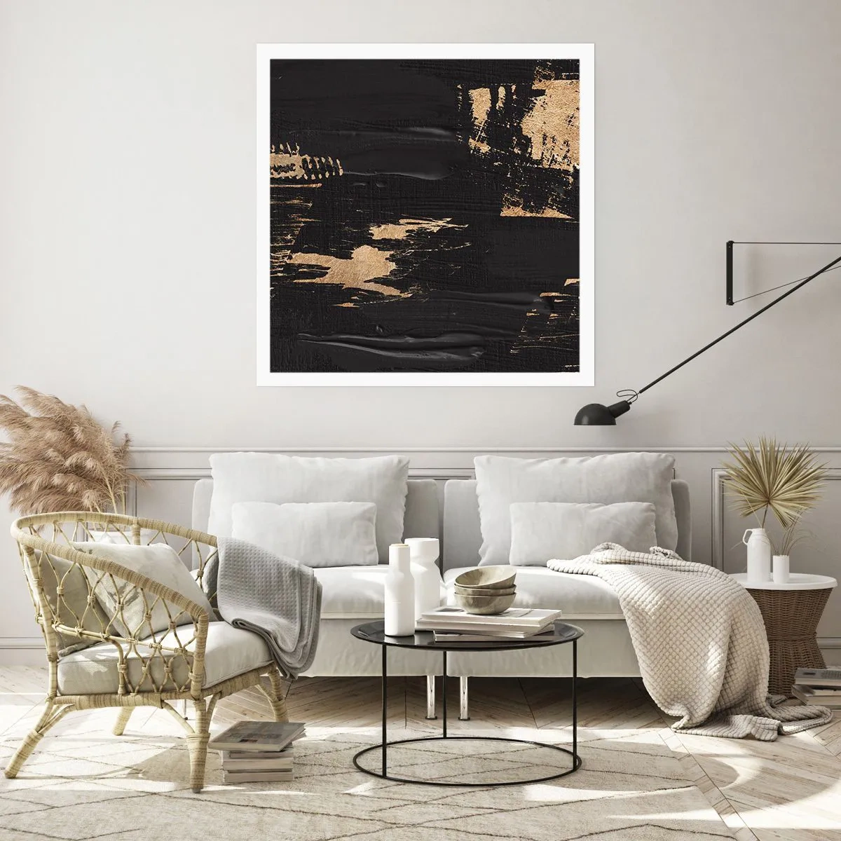 Plakát - Stopa doteku - 60x60 cm