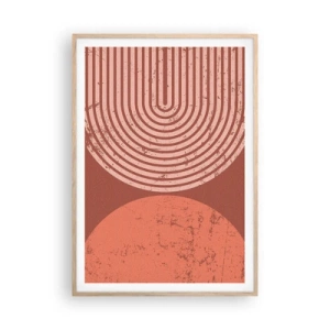 Plakát v rámu světlý dub - Blízký vztah - 70x100 cm