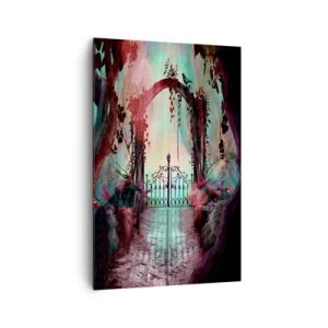 Obraz na plátně - Tajná zahrada - 80x120 cm