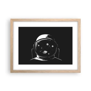 Plakát v rámu světlý dub - Skvělý výhled - 40x30 cm