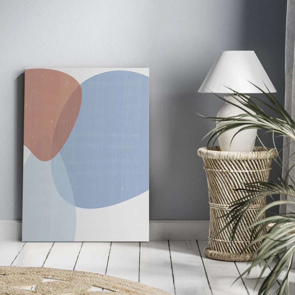 Obraz na plátně - Pastelové vztahy - 45x80 cm