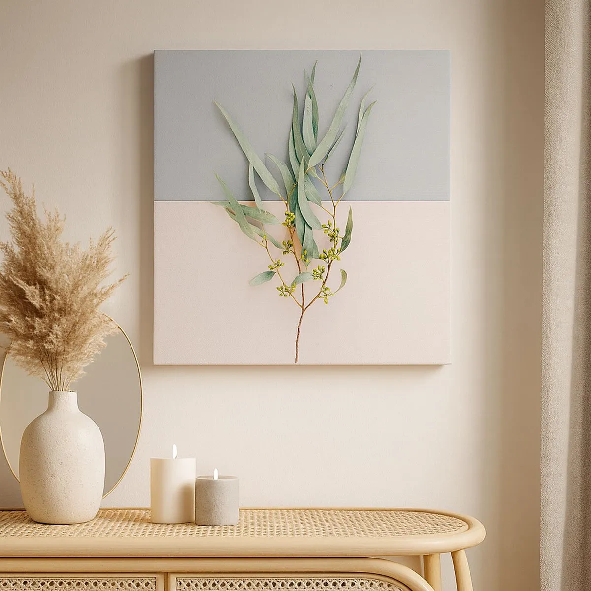 Obraz na plátně - Pastelová jemnost - 30x30 cm