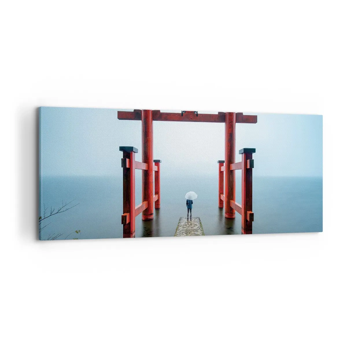 Obraz na plátně - Japonské zamyšlení - 120x50 cm