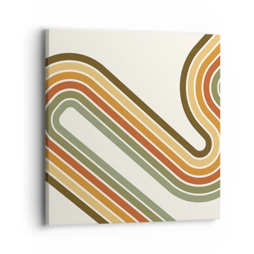 Obraz na plátně - Kličkování do cíle - 40x40 cm