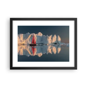 Plakát v černém rámu - Na okraji světa - 40x30 cm