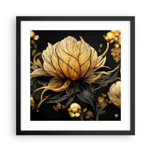 Plakát v černém rámu - Jemná křehkost - 40x40 cm