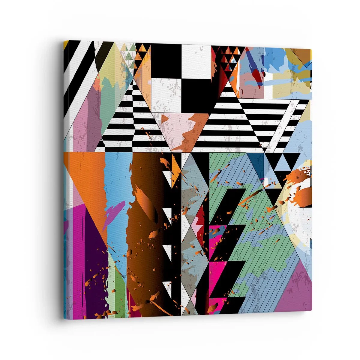Obraz na plátně - Geometricky a organicky - 30x30 cm