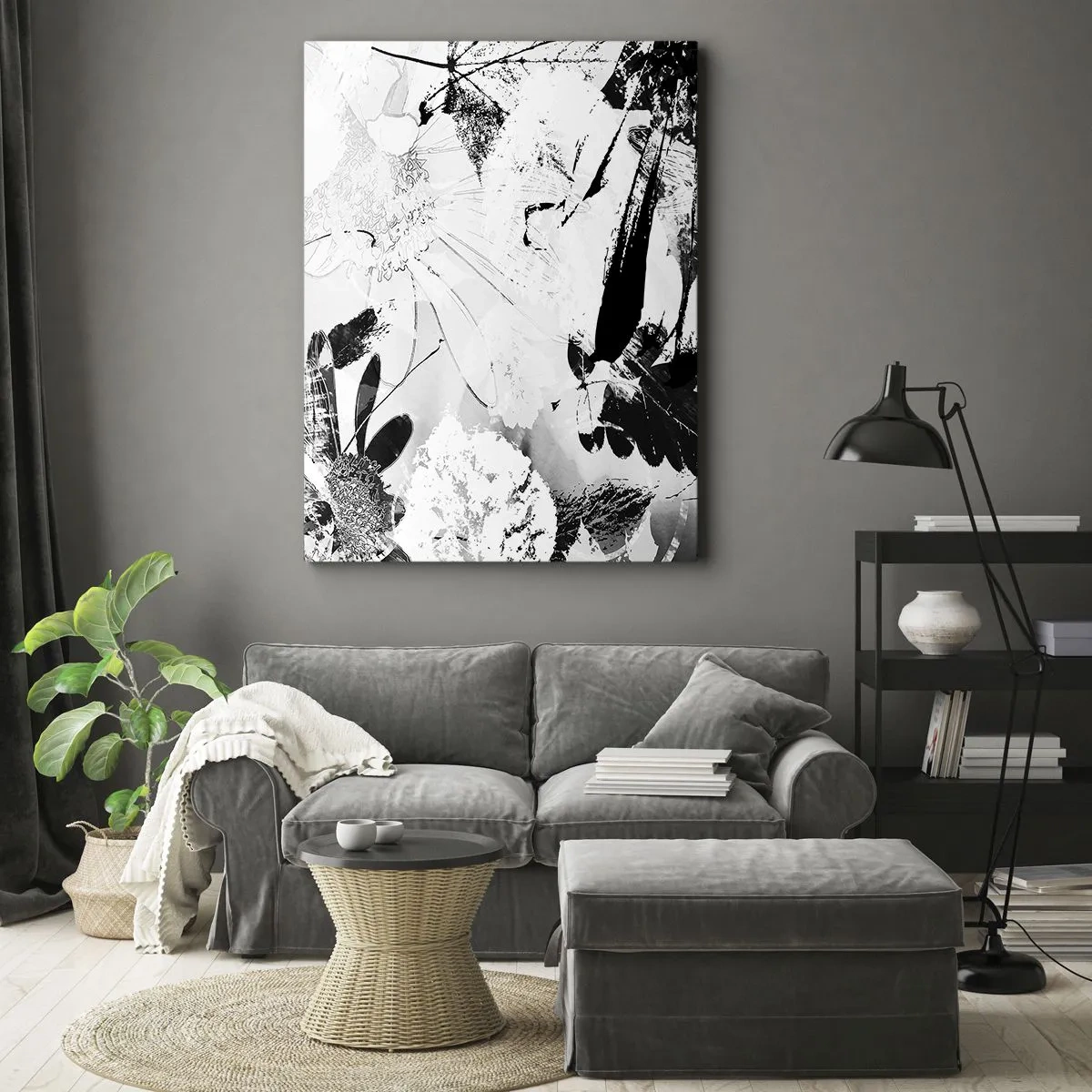Obraz na plátně - Podzim v negativu - 50x70 cm