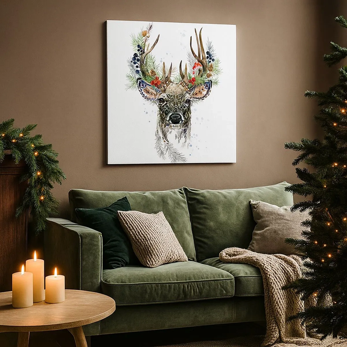 Obraz na plátně - Ve slavnostním rouchu - 30x30 cm