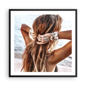 Plakát v černém rámu - Sestra vody a slunce - 60x60 cm