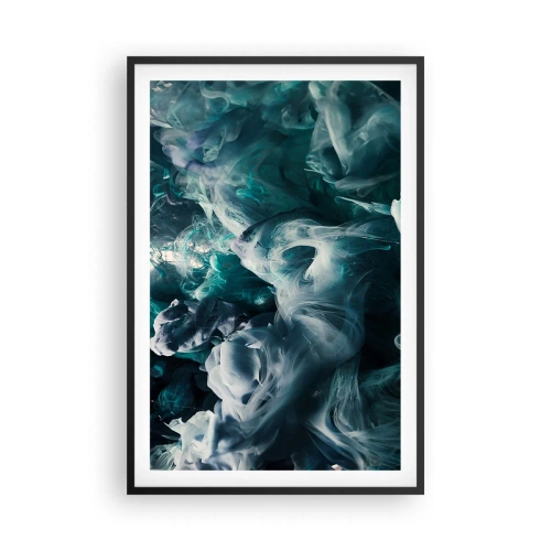 Plakát v černém rámu - Pohyb barvy - 61x91 cm
