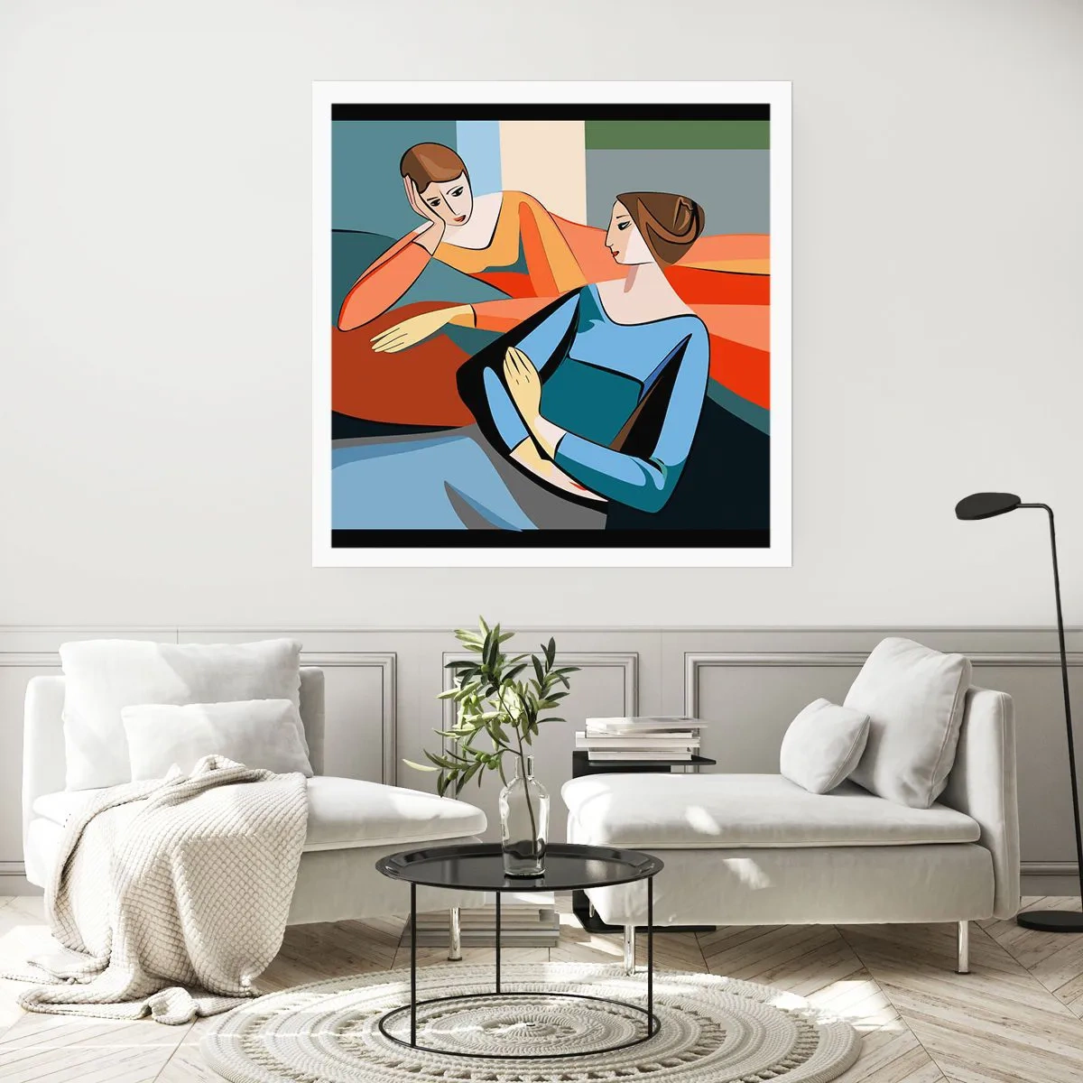 Plakát - Chvíle svěření - 60x60 cm