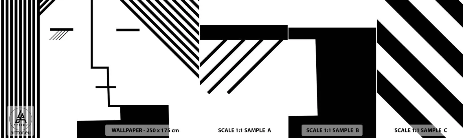 Fototapeta Vzorek Standard Eco - Prostě polibek - Moderní umění, Černý a bílý, Tvář - 100x30 cm