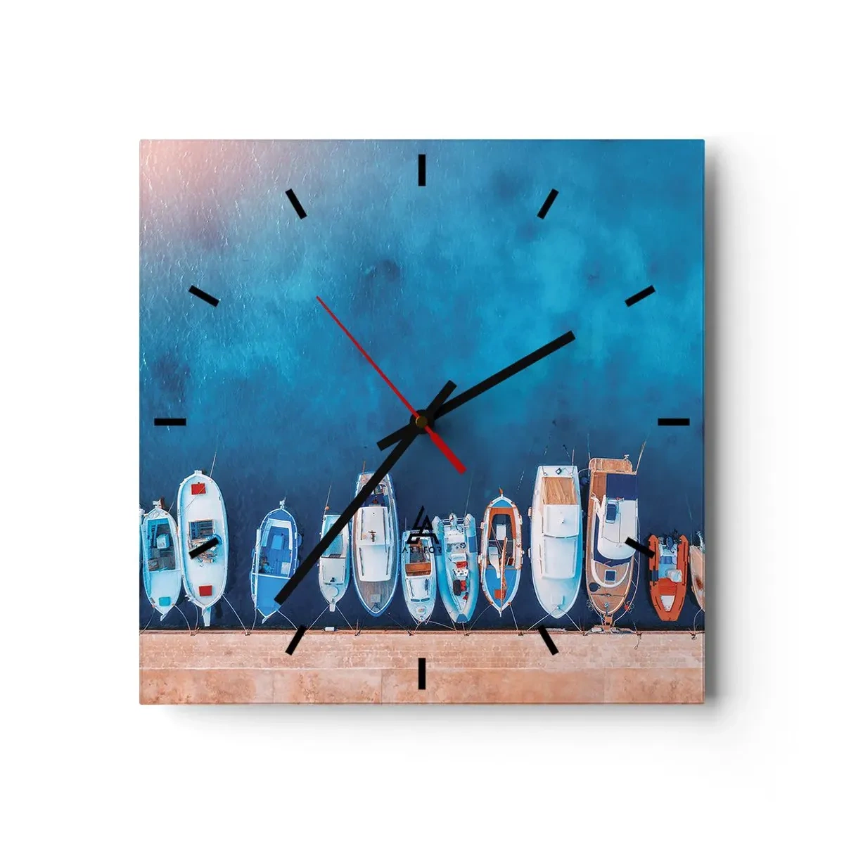 Nástěnné hodiny - V řadě za sebou - 40x40 cm