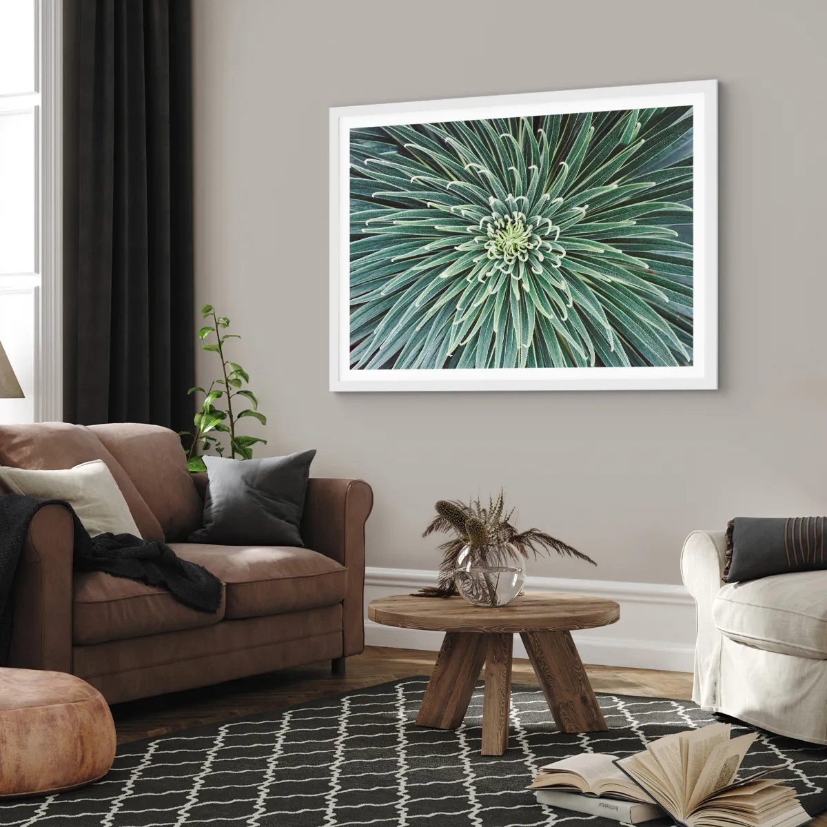 Plakát v bílém rámu - Zrození hvězdy - 91x61 cm