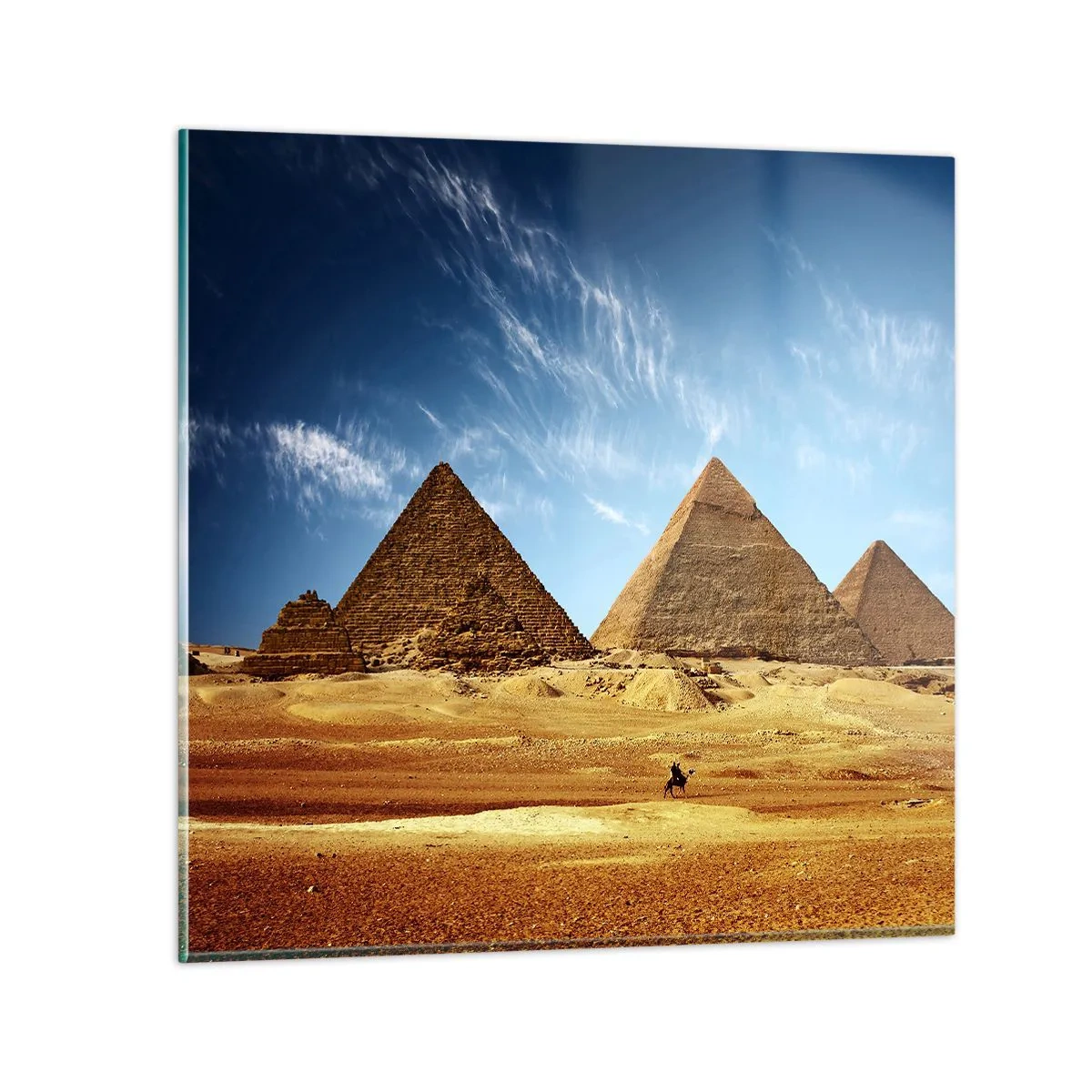 Obraz na skle - 40 století se na vás dívá - 40x40 cm