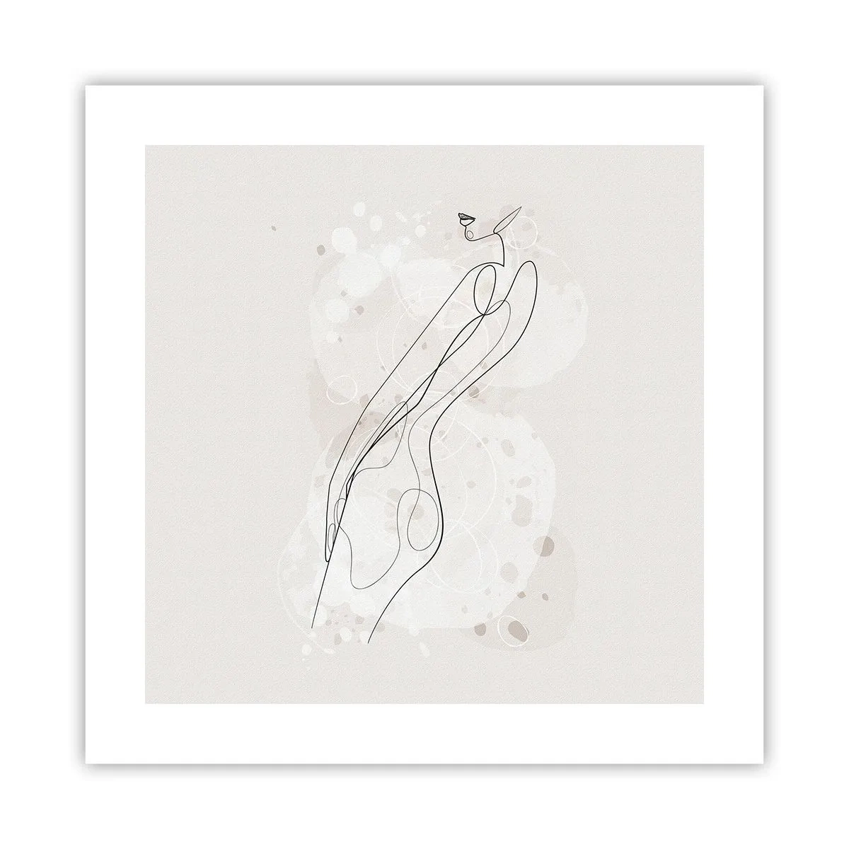 Plakát - Zabloudit pohledem - 40x40 cm