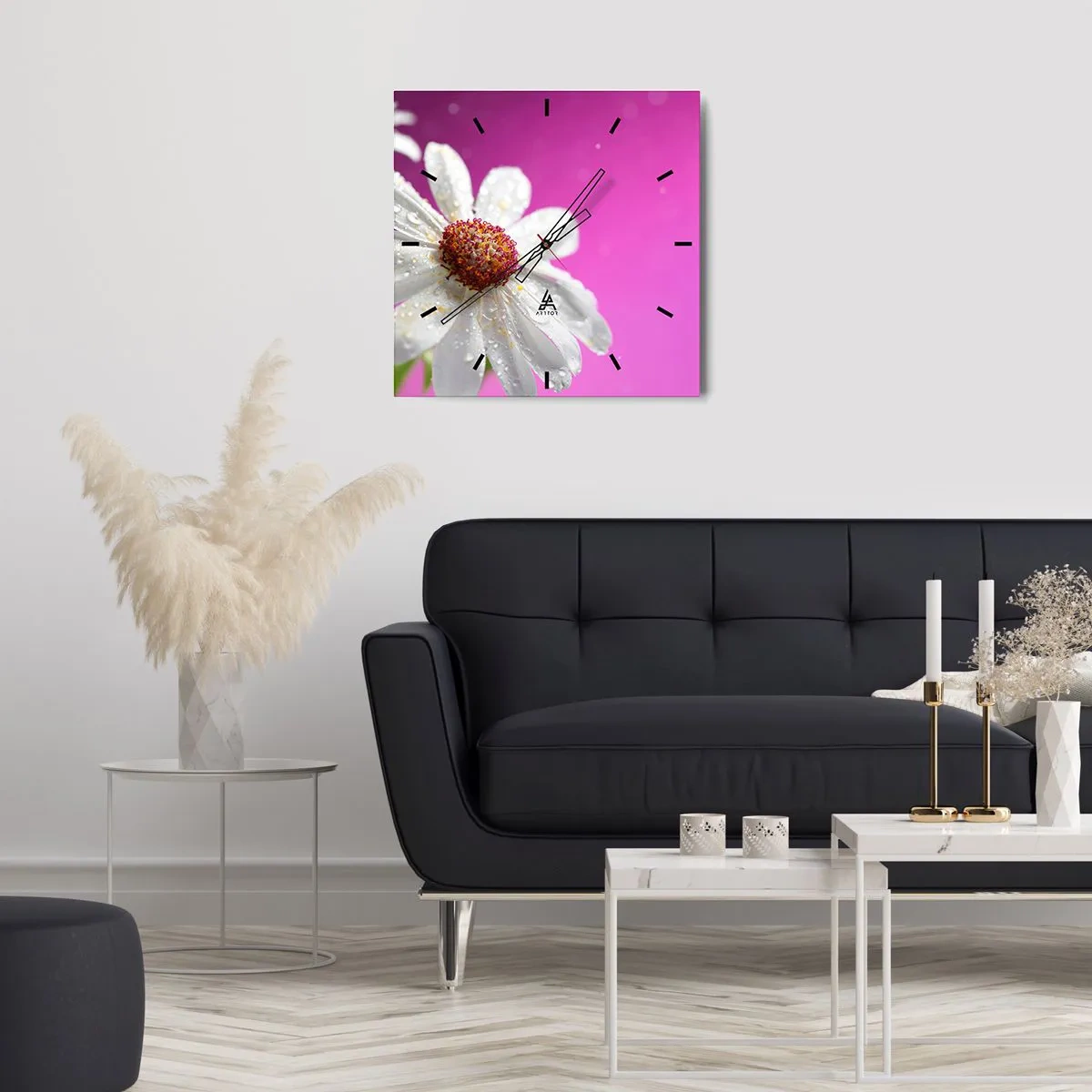 Nástěnné hodiny - Skromný ve své kráse - 40x40 cm