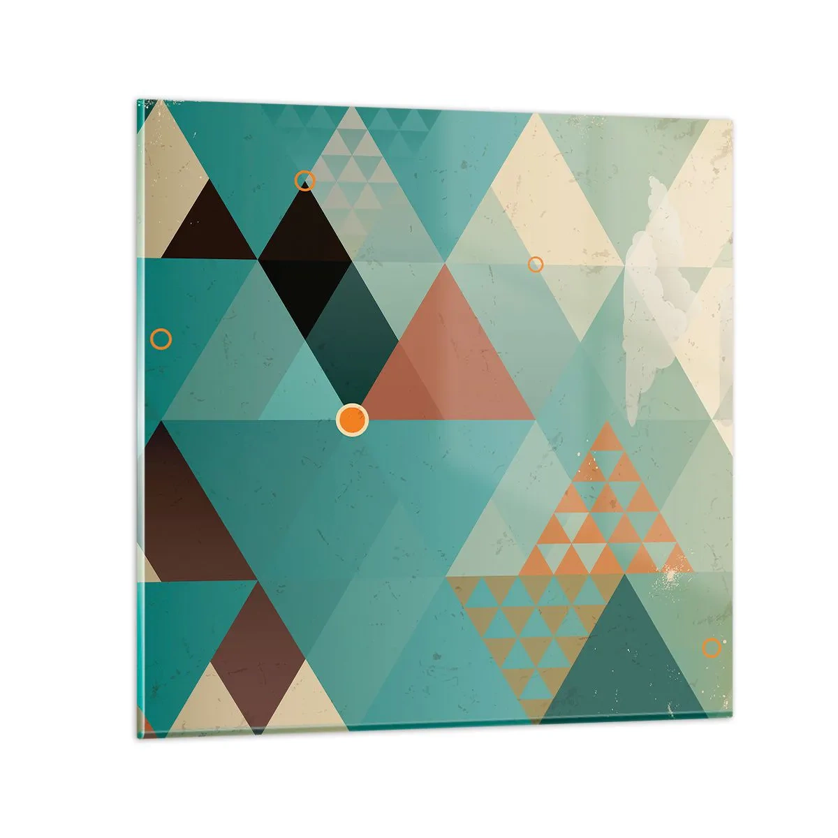 Obraz na skle - Jednota mnohosti, mnohost jednoty - 40x40 cm