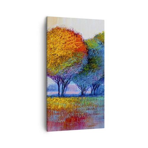Obraz na plátně - Trs zářivých barev - 45x80 cm