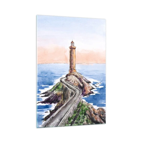 Obraz na skle - Tváří v tvář moři - 70x100 cm