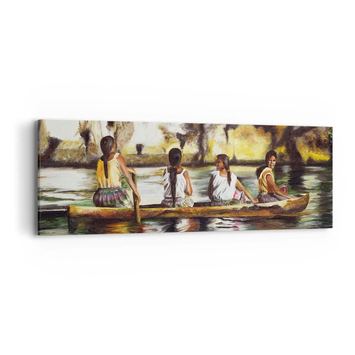 Obraz na plátně - V polynéském ráji - 90x30 cm