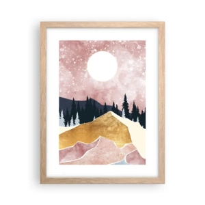 Plakát v rámu světlý dub - Noční hlídka - 30x40 cm